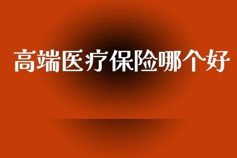 高端医疗保险哪个好_https://www.kuaijiepai.net_期货资讯_第1张