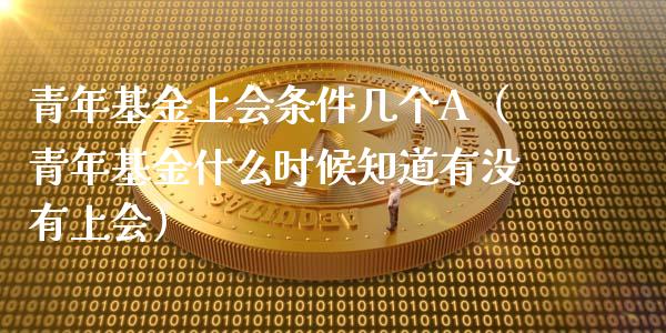 青年基金上会条件几个A（青年基金什么时候知道有没有上会）_https://www.kuaijiepai.net_投资理财_第1张