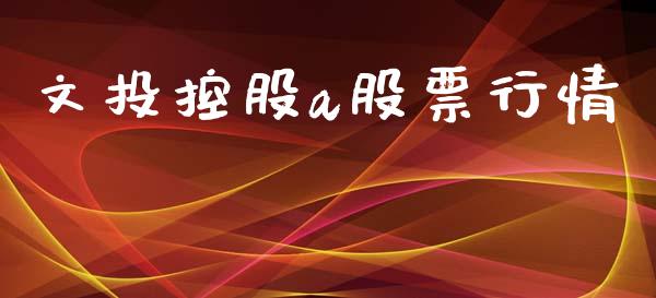 文投控股a股票行情_https://www.kuaijiepai.net_新股新闻_第1张