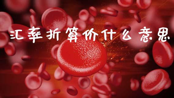 汇率折算价什么意思_https://www.kuaijiepai.net_期货在线_第1张