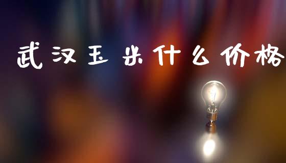 武汉玉米什么价格_https://www.kuaijiepai.net_投资理财_第1张