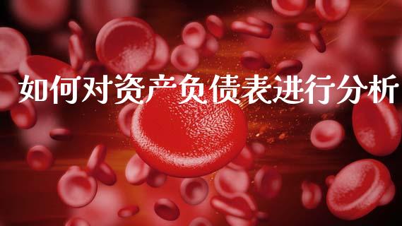 如何对资产负债表进行分析_https://www.kuaijiepai.net_投资理财_第1张