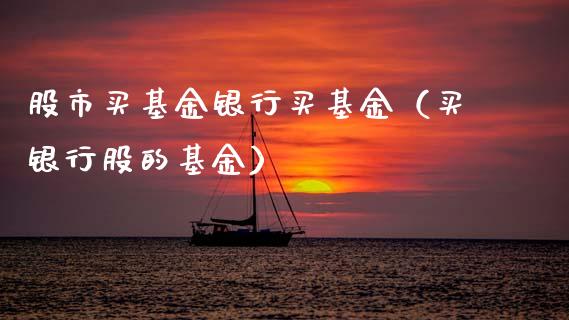 股市买基金银行买基金（买银行股的基金）_https://www.kuaijiepai.net_期货理财_第1张