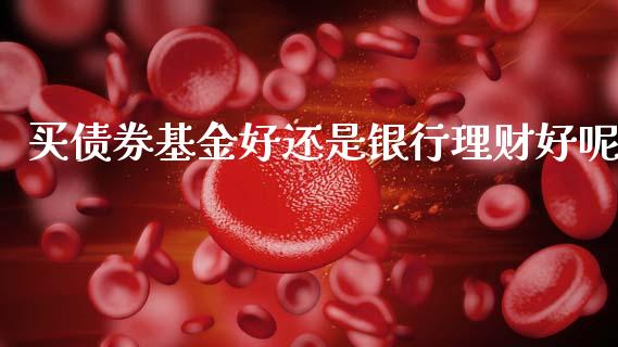 买债券基金好还是银行理财好呢_https://www.kuaijiepai.net_投资理财_第1张