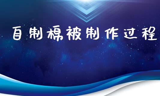 自制棉被制作过程_https://www.kuaijiepai.net_期货资讯_第1张