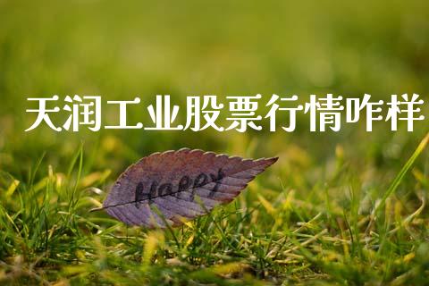 天润工业股票行情咋样_https://www.kuaijiepai.net_新股新闻_第1张