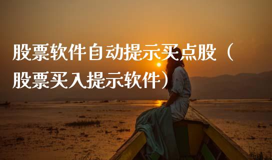 股票软件自动提示买点股（股票买入提示软件）_https://www.kuaijiepai.net_新股新闻_第1张