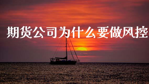 期货公司为什么要做风控_https://www.kuaijiepai.net_国际股建_第1张
