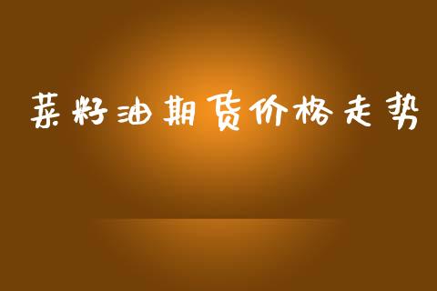 菜籽油期货价格走势_https://www.kuaijiepai.net_期货资讯_第1张