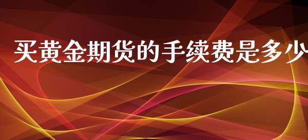 买黄金期货的手续费是多少_https://www.kuaijiepai.net_国际期货_第1张
