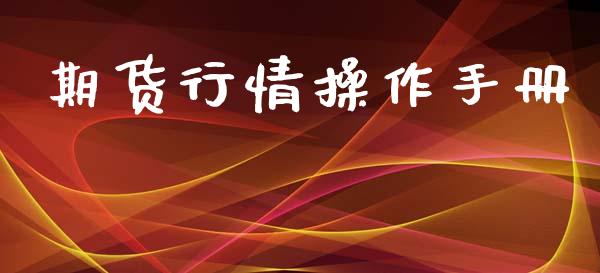 期货行情操作手册_https://www.kuaijiepai.net_期货资讯_第1张