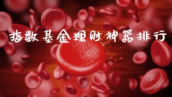 指数基金理财神器排行_https://www.kuaijiepai.net_投资理财_第1张