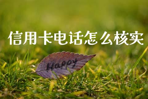 信用卡电话怎么核实_https://www.kuaijiepai.net_期货在线_第1张
