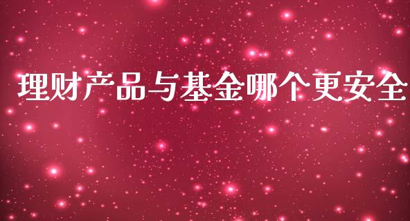 理财产品与基金哪个更安全_https://www.kuaijiepai.net_期货理财_第1张