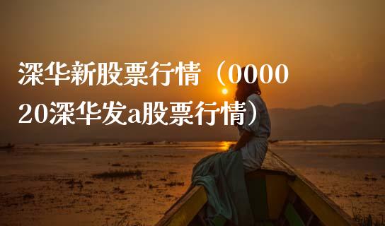 深华新股票行情（000020深华发a股票行情）_https://www.kuaijiepai.net_新股新闻_第1张