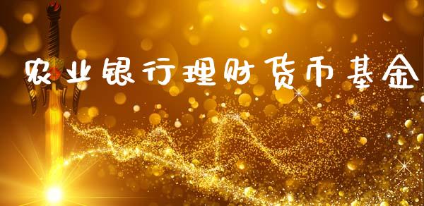 农业银行理财货币基金_https://www.kuaijiepai.net_期货理财_第1张