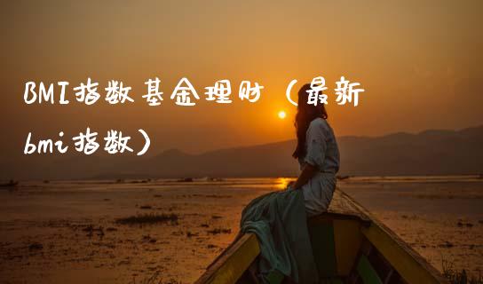 BMI指数基金理财（最新bmi指数）_https://www.kuaijiepai.net_投资理财_第1张