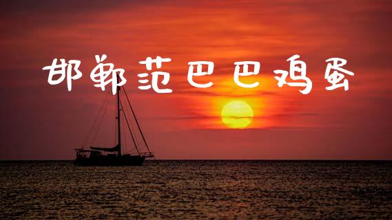 邯郸范巴巴鸡蛋_https://www.kuaijiepai.net_期货资讯_第1张