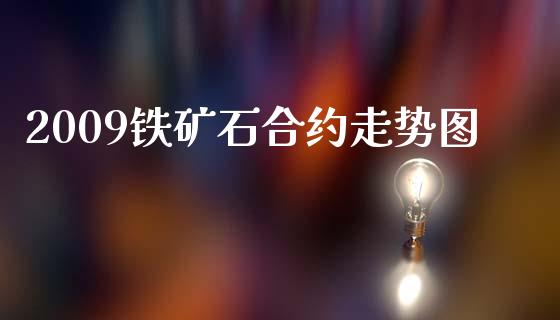 2009铁矿石合约走势图_https://www.kuaijiepai.net_期货资讯_第1张