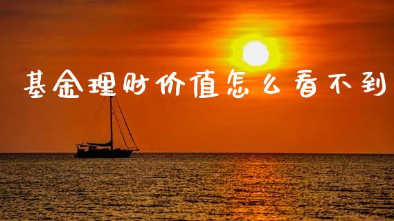 基金理财价值怎么看不到_https://www.kuaijiepai.net_投资理财_第1张