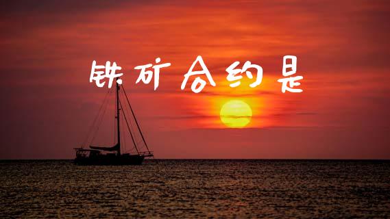 铁矿合约是_https://www.kuaijiepai.net_期货在线_第1张