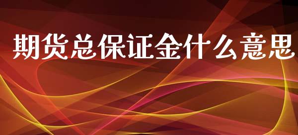 期货总保证金什么意思_https://www.kuaijiepai.net_期货理财_第1张