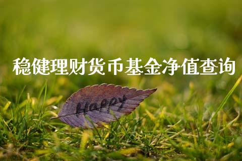 稳健理财货币基金净值查询_https://www.kuaijiepai.net_投资理财_第1张