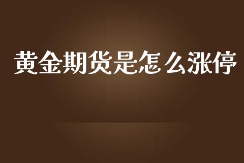黄金期货是怎么涨停_https://www.kuaijiepai.net_期货资讯_第1张