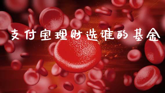 支付宝理财选谁的基金_https://www.kuaijiepai.net_期货理财_第1张