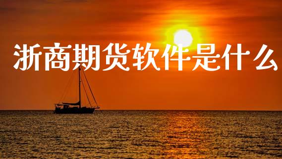 浙商期货软件是什么_https://www.kuaijiepai.net_期货理财_第1张
