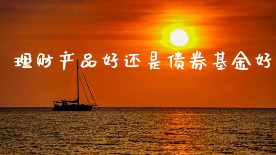 理财产品好还是债券基金好_https://www.kuaijiepai.net_投资理财_第1张
