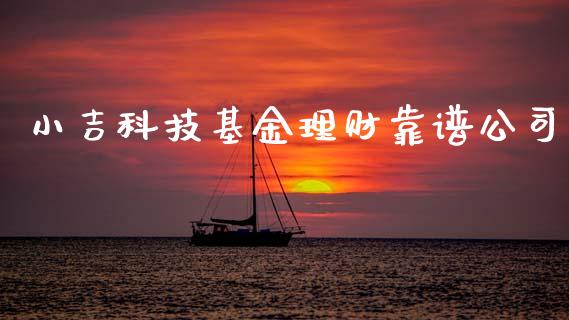小吉科技基金理财靠谱公司_https://www.kuaijiepai.net_投资理财_第1张