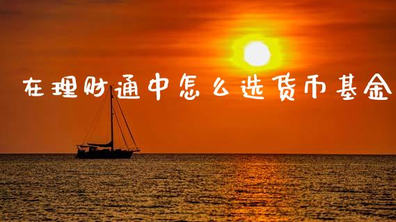 在理财通中怎么选货币基金_https://www.kuaijiepai.net_期货理财_第1张