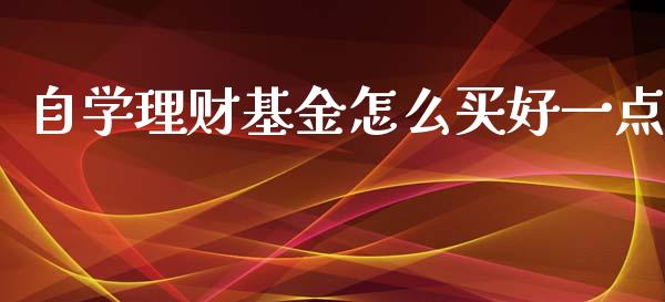 自学理财基金怎么买好一点_https://www.kuaijiepai.net_投资理财_第1张