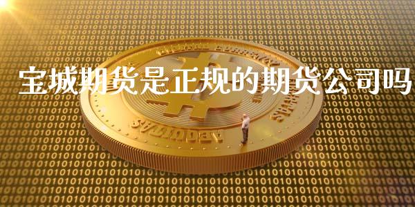 宝城期货是正规的期货公司吗_https://www.kuaijiepai.net_期货资讯_第1张