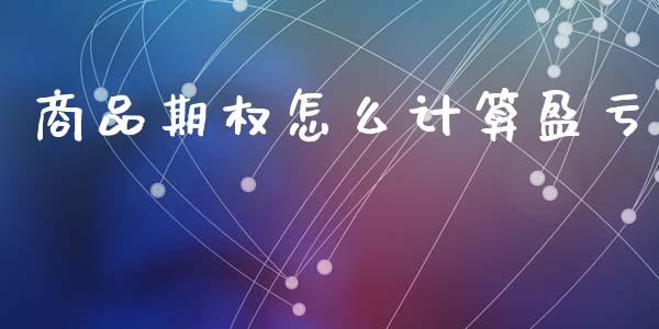 商品期权怎么计算盈亏_https://www.kuaijiepai.net_期货理财_第1张
