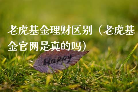 老虎基金理财区别（老虎基金官网是真的吗）_https://www.kuaijiepai.net_期货理财_第1张