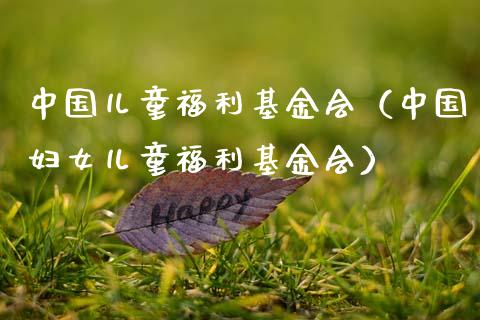 中国儿童福利基金会（中国妇女儿童福利基金会）_https://www.kuaijiepai.net_期货理财_第1张