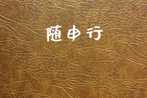 随申行_https://www.kuaijiepai.net_期货在线_第1张