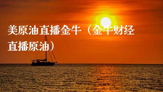 美原油直播金牛（金牛财经直播原油）_https://www.kuaijiepai.net_期货在线_第1张
