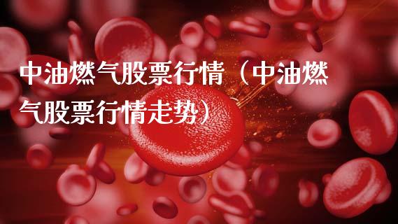 中油燃气股票行情（中油燃气股票行情走势）_https://www.kuaijiepai.net_新股新闻_第1张