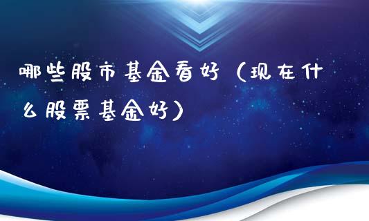 哪些股市基金看好（现在什么股票基金好）_https://www.kuaijiepai.net_期货理财_第1张
