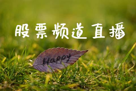 股票频道直播_https://www.kuaijiepai.net_股票理论_第1张