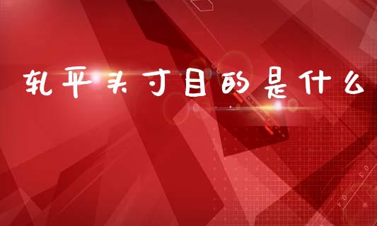 轧平头寸目的是什么_https://www.kuaijiepai.net_股票理论_第1张