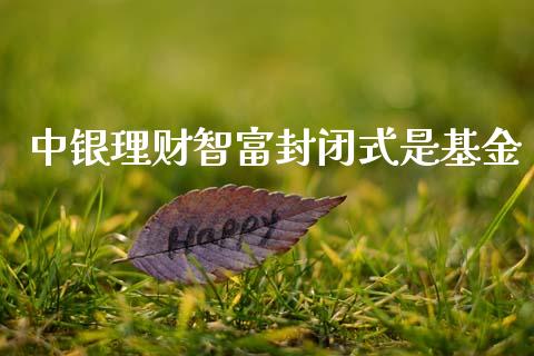 中银理财智富封闭式是基金_https://www.kuaijiepai.net_投资理财_第1张
