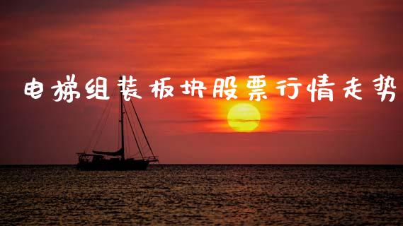 电梯组装板块股票行情走势_https://www.kuaijiepai.net_新股新闻_第1张