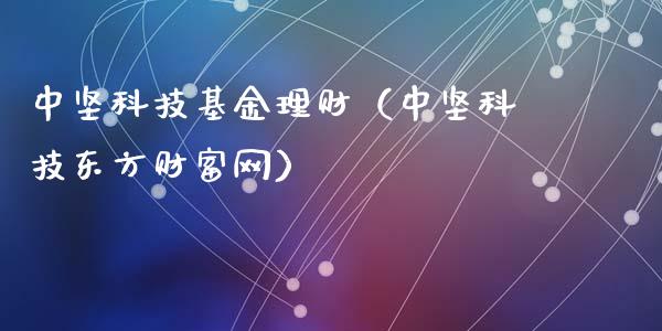 中坚科技基金理财（中坚科技东方财富网）_https://www.kuaijiepai.net_期货理财_第1张