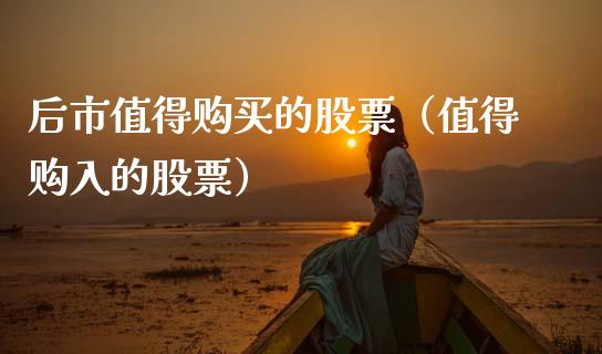 后市值得购买的股票（值得购入的股票）_https://www.kuaijiepai.net_新股新闻_第1张