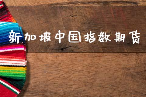 新加坡中国指数期货_https://www.kuaijiepai.net_国际期货_第1张