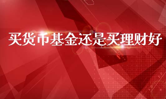 买货币基金还是买理财好_https://www.kuaijiepai.net_投资理财_第1张